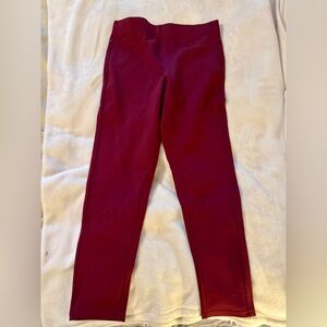 Kay Unger Burgundy Kids Leggings